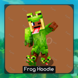 ПРОМОКОД Frog Hoodie — JAVA & BEDROCK | MINECRAFT | СКИН / ПРЕДМЕТ