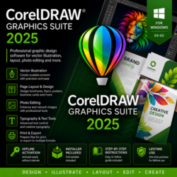 CorelDRAW Graphics Suite 2025 для Windows | Lifetime | Офлайн-активация