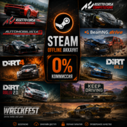Keep Driving,BeamNG.drive,Assetto Corsa,Wreckfest,DiRT   games / Steam /Offline