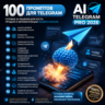 100 промптов ChatGPT для Telegram — AI TELEGRAM Pro 2026