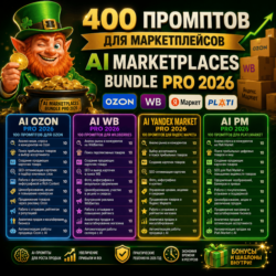 400 промптов ChatGPT для маркетплейсов — AI Marketplaces Bundle Pro 2026