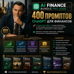 400 промптов ChatGPT для финансов — AI Finance Bundle Pro 2026