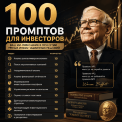 100 промптов ChatGPT для инвесторов — AI Investor Pro 2026: анализ, активы