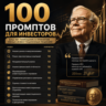 100 промптов ChatGPT для инвесторов — AI Investor Pro 2026: анализ, активы