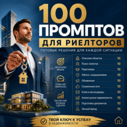 100 промптов ChatGPT для риэлторов — AI Realtor Pro 2026: клиенты, продажи