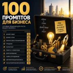 100 промптов ChatGPT для бизнеса — AI Business Pro 2026: рост, стратегия