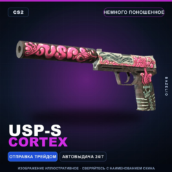 USP-S | Cortex | Немного поношенное · Скин Counter-Strike 2