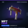 MP7 | Fade | Немного поношенное · Скин Counter-Strike 2
