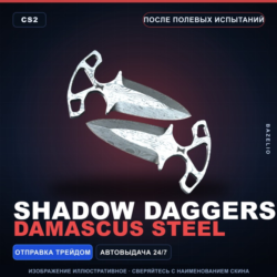 Тычковые ножи | Damascus Steel | После полевых испытаний · Скин Counter-Strike 2