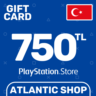 Карта Пополнения PSN 750 TL (TRY) Турция