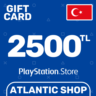 Карта Пополнения PSN 2500 TL (TRY) Турция