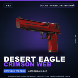 Desert Eagle | Crimson Web | После полевых испытаний · Скин Counter-Strike 2