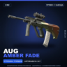 AUG | Amber Fade | Прямо с завода · Скин Counter-Strike 2
