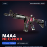 M4A4 | Neo-Noir | Закаленное в боях · Скин Counter-Strike 2