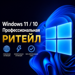 Ключ Windows 11 Pro / 10 Pro | RETAIL | Global | 100% Онлайн Активация