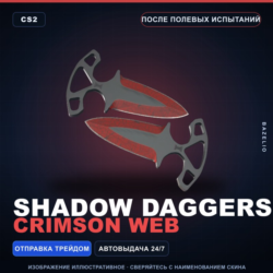 Тычковые ножи | Crimson Web | После полевых испытаний · Скин Counter-Strike 2