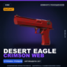 StatTrak Desert Eagle | Crimson Web | Немного поношенное · Скин Counter-Strike 2