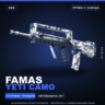 FAMAS | Yeti Camo | Прямо с завода · Скин Counter-Strike 2