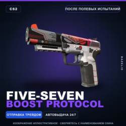 Five-SeveN | Boost Protocol | После полевых испытаний · Скин Counter-Strike 2
