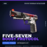 Five-SeveN | Boost Protocol | После полевых испытаний · Скин Counter-Strike 2