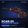SCAR-20 | Crimson Web | Поношенное · Скин Counter-Strike 2
