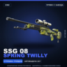 SSG 08 | Spring Twilly | Прямо с завода · Скин Counter-Strike 2