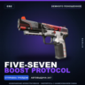 Five-SeveN | Boost Protocol | Немного поношенное · Скин Counter-Strike 2