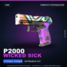 P2000 | Wicked Sick | Немного поношенное · Скин Counter-Strike 2