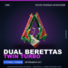 Dual Berettas | Twin Turbo | После полевых испытаний · Скин Counter-Strike 2