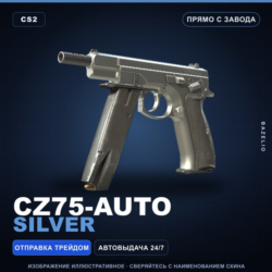 CZ75-Auto | Silver | Прямо с завода · Скин Counter-Strike 2