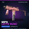 MP9 | Latte Rush | Закаленное в боях · Скин Counter-Strike 2