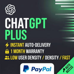 ChatGPT Plus ⚡ Мгновенная автовыдача 🔑 Гарантия 1 Месяц Paypal