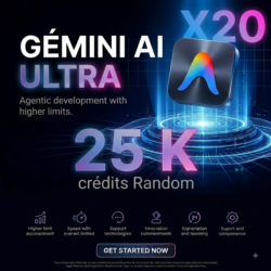 Gemini AI Ultra veo 3|1Month |25,000 Random Credits flow | antigravity