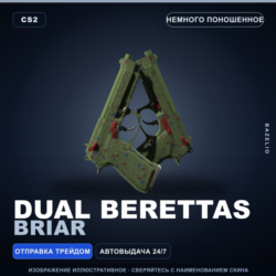 Dual Berettas | Briar | Немного поношенное · Скин Counter-Strike 2