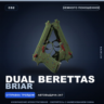 Dual Berettas | Briar | Немного поношенное · Скин Counter-Strike 2