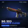 SG 553 | Danger Close | Прямо с завода · Скин Counter-Strike 2