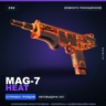 MAG-7 | Heat | Немного поношенное · Скин Counter-Strike 2