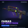 FAMAS | ZX Spectron | Поношенное · Скин Counter-Strike 2
