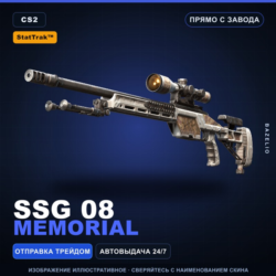 StatTrak™ SSG 08 | Memorial | Прямо с завода · Скин Counter-Strike 2