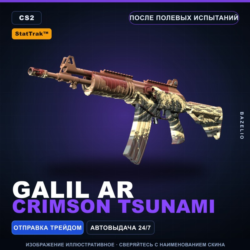 StatTrak™ Galil AR | Crimson Tsunami | После полевых испытаний · Скин CS2