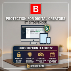 Bitdefender Security For Creator 6 месяцев Личный Аккаунт | 5 Устройств 🛡️