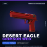 Desert Eagle | Crimson Web | Немного поношенное · Скин Counter-Strike 2