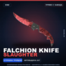 Falchion Knife | Slaughter | Прямо с завода · Скин Counter-Strike 2