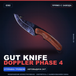Gut Knife | Doppler Phase 4 | Прямо с завода · Скин Counter-Strike 2