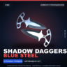Shadow Daggers | Blue Steel | Немного поношенное · Скин Counter-Strike 2