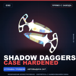 Shadow Daggers | Case Hardened | Прямо с завода · Скин Counter-Strike 2
