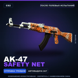 AK-47 | Safety Net | После полевых испытаний · Скин Counter-Strike 2
