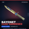 Bayonet | Case Hardened | Поношенное · Скин Counter-Strike 2