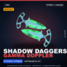 StatTrak™ Shadow Daggers | Gamma Doppler | Прямо с завода · Скин Counter-Strike 2