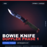 Bowie Knife | Doppler Phase 1 | Прямо с завода · Скин Counter-Strike 2